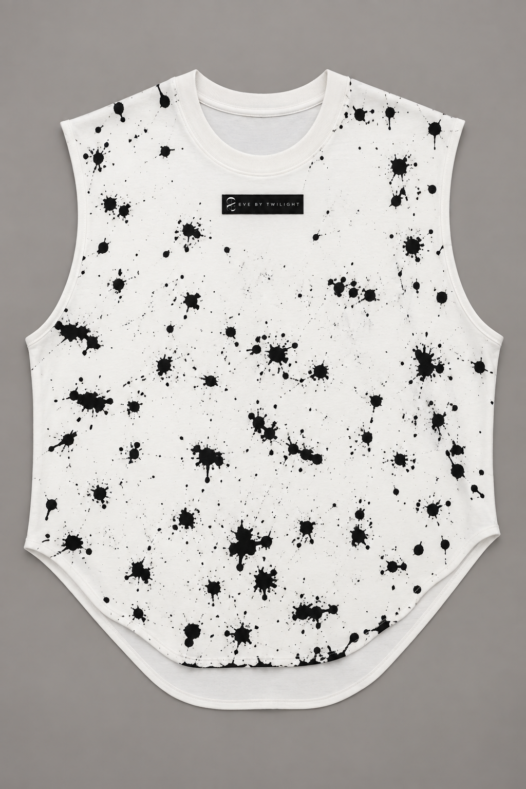 Nirvana Splatter Tank - White