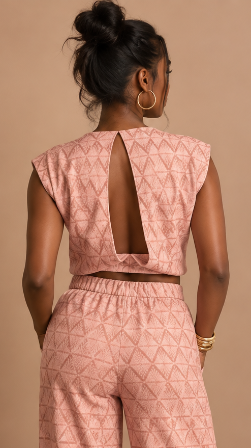Delia Surplice Blouse - Lotus