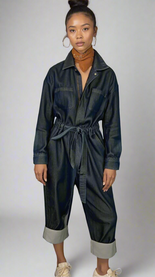 Eva Denim Boiler Suit