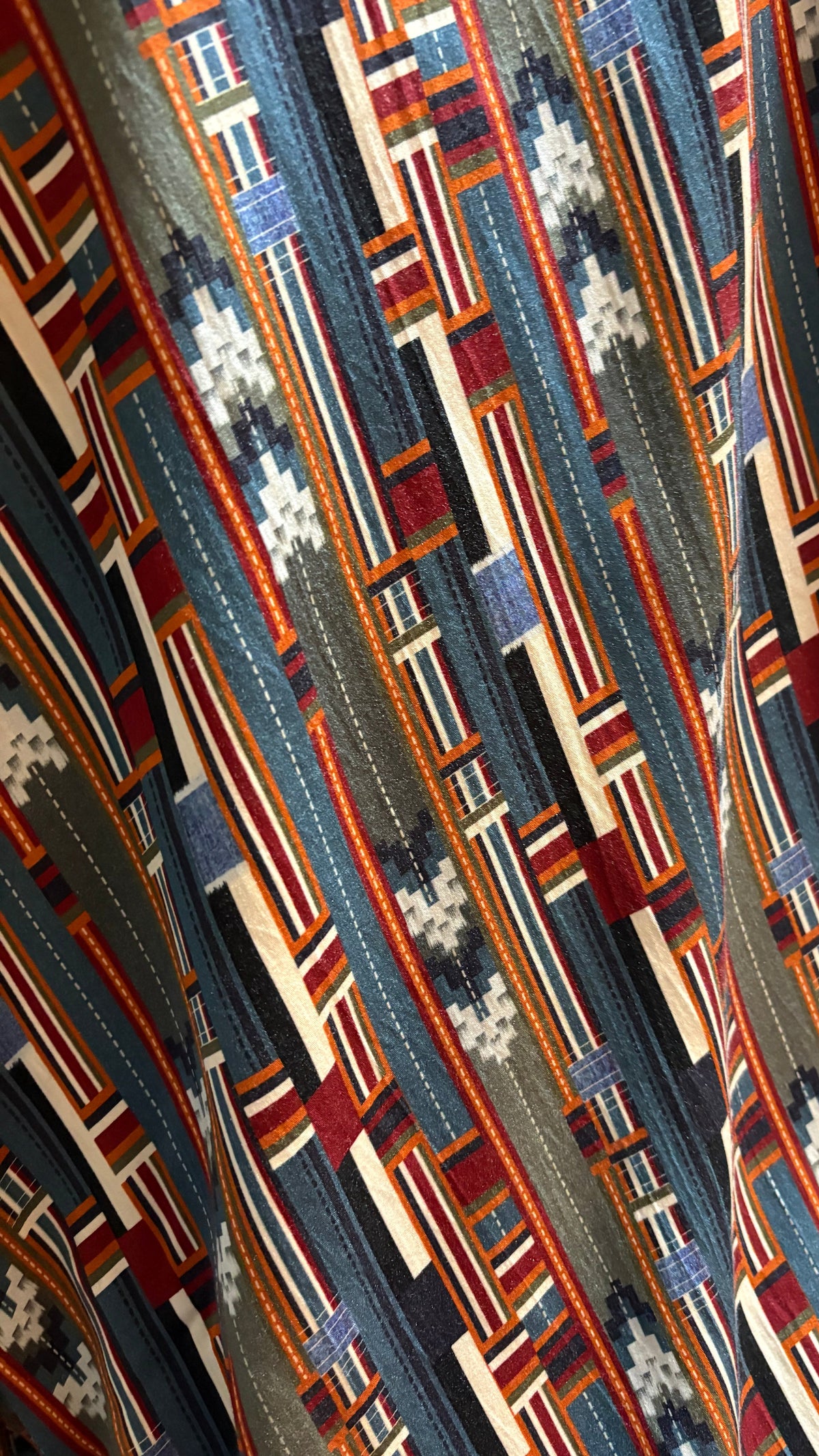 Janis Slim Flare Pant - Tapestry Print
