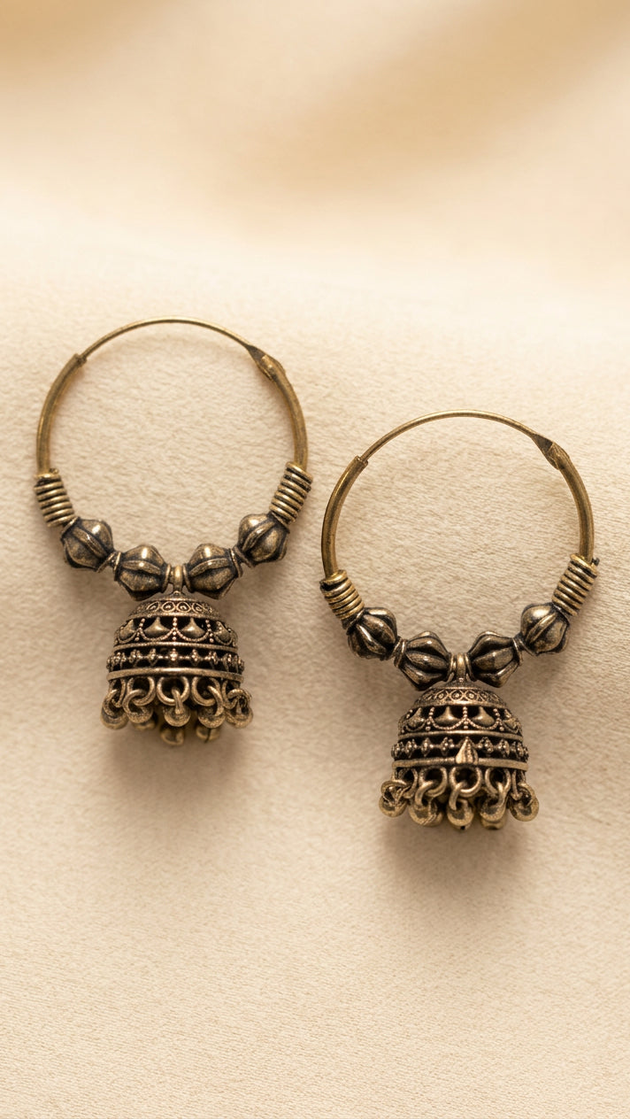 Mehar Bell-Hoop Earrings
