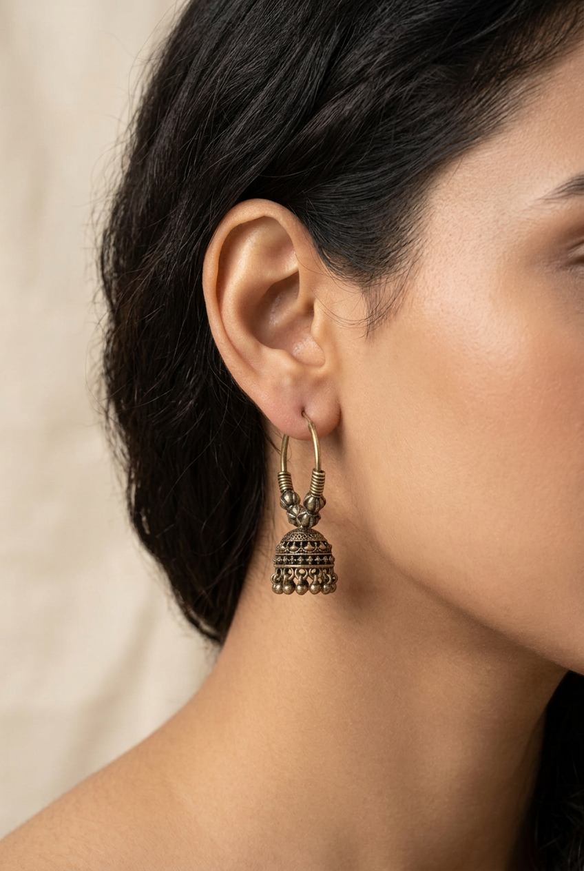 Mehar Bell-Hoop Earrings