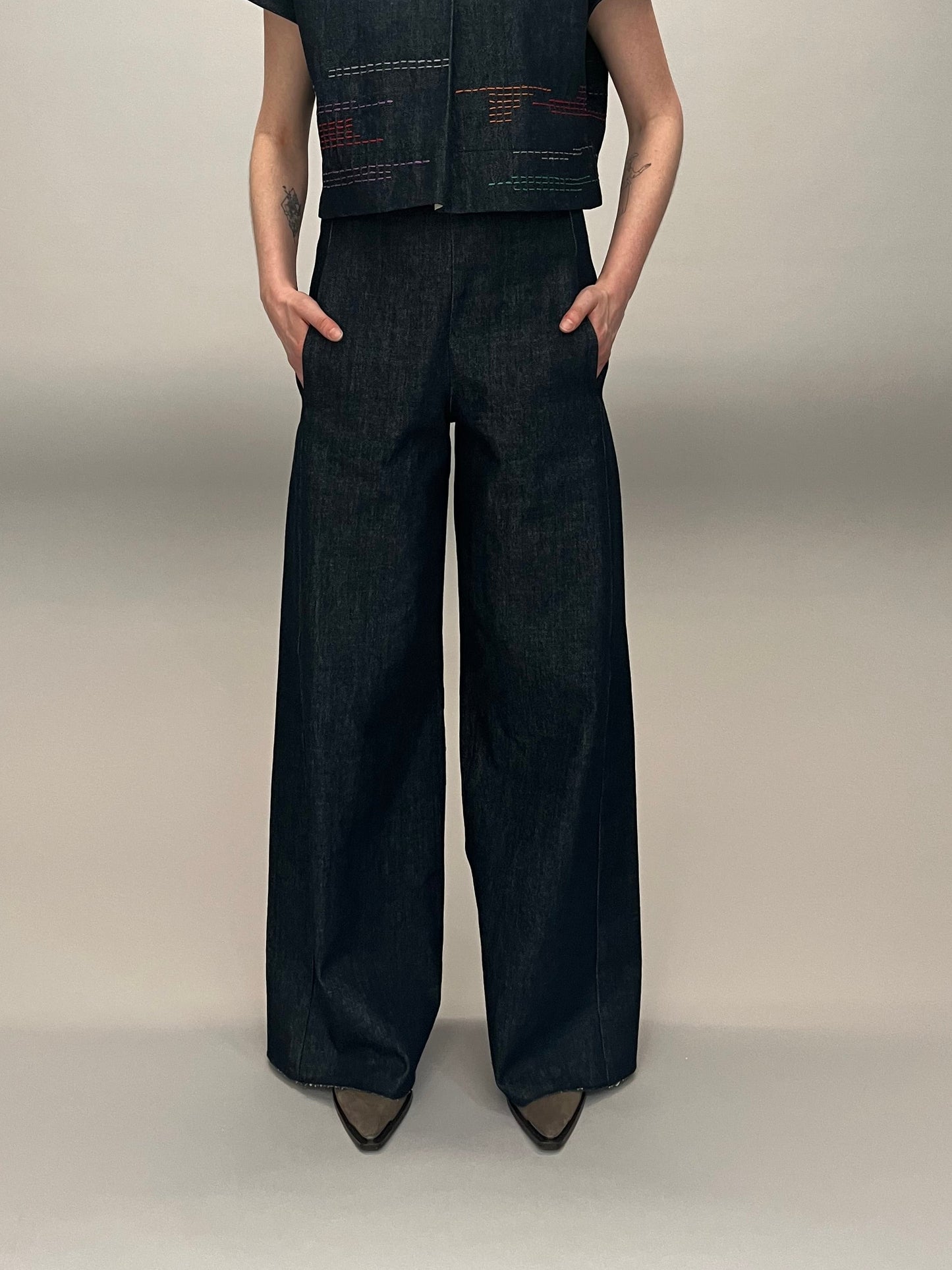 3. JODIE WIDE LEG TROUSER JEANS